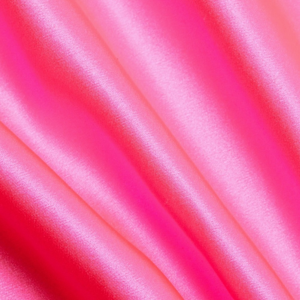 NWT Amanda Uprichard bright pink mini silk slip dress - small - Picture 9 of 9